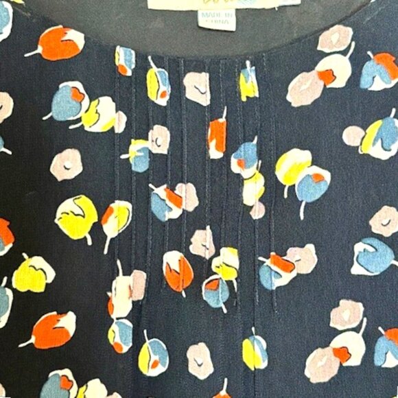 Boden Versatile Scattered Blossoms Georgette Dress  -- Navy/Multi - 16 - Picture 3 of 8